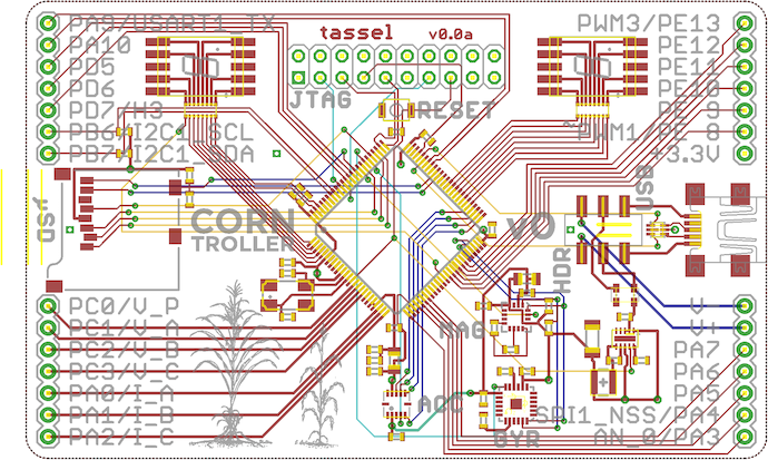 Tassel layout