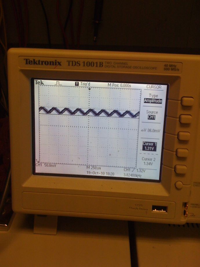 oscope ripple voltage measurement